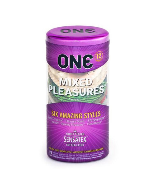 Mixed pleasures condom 12 pack