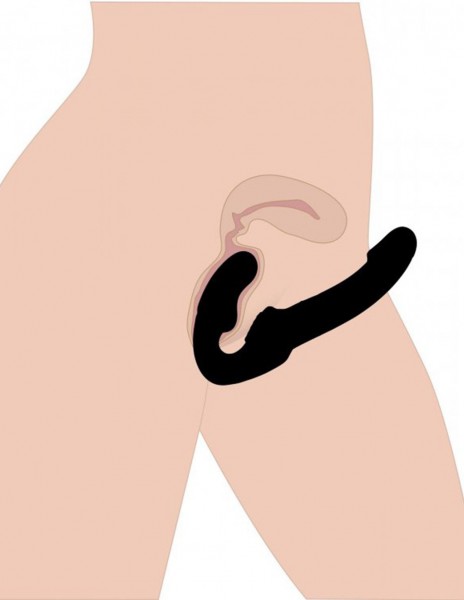 Strap U Revolver Strapless Strap On Dildo