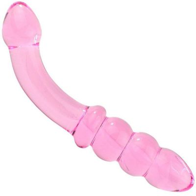 Dual Ended Glass G Spot Massager Two Types Of Sensations