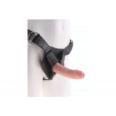King Cock Strap on Harness with 6 inch cock