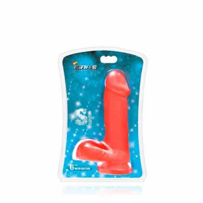 SI Novelties 6 Inch Suction Base Cock with Balls