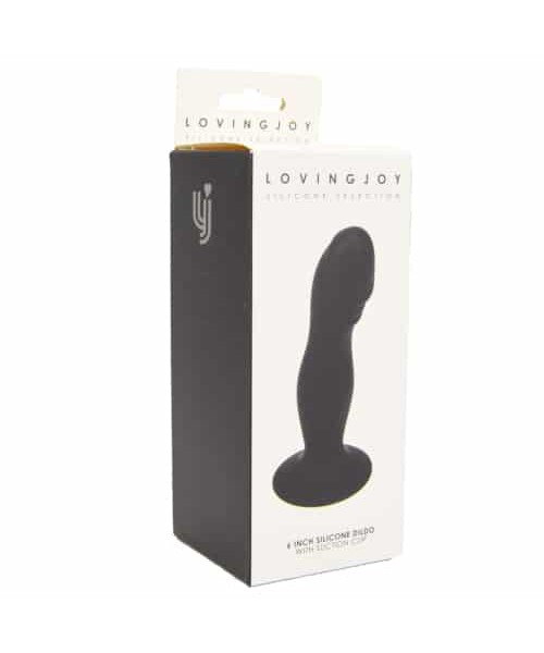 Loving Joy 6 Inch Silicone Dildo with Suction Cup — image 11 of 16