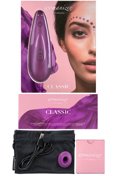 Womanizer Classic 5.8" Pleasure Air Clitoral Vibrator