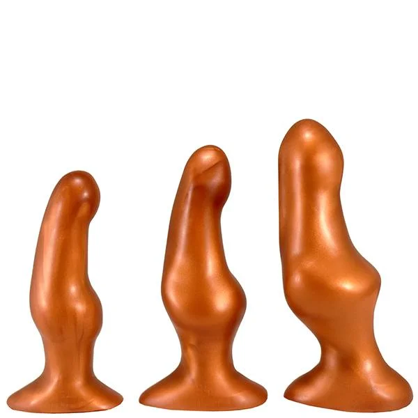 SquarePegToys® Happy Hour Plug SuperSoft Bronze Silicone — image 8 of 20