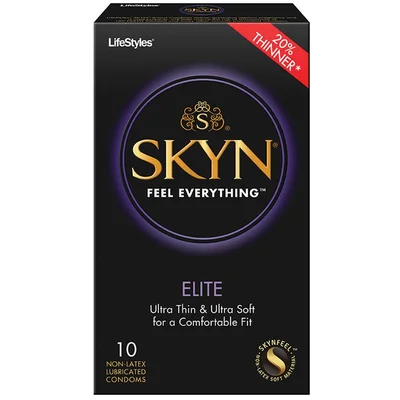 Lifestyles SKYN Elite Non Latex Condoms 10 Pack