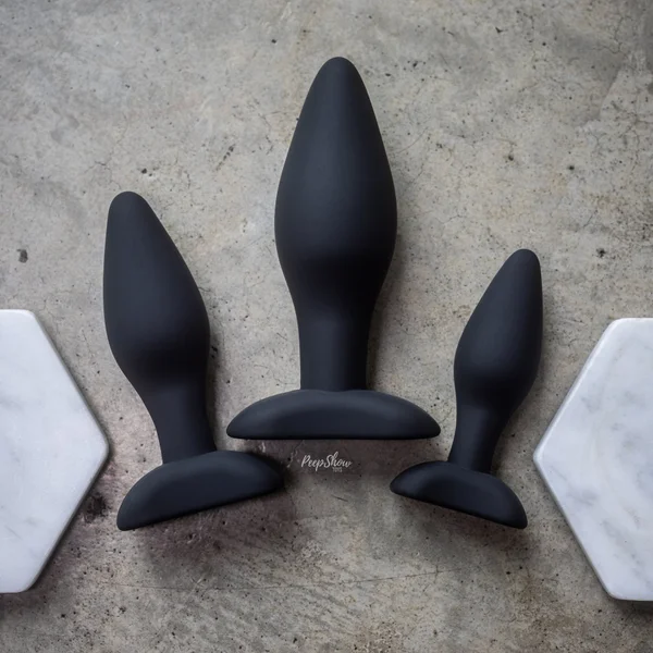 CalExotics Silicone Anal Exerciser Kit - 3 Butt Plugs for Anal Training — image 20 of 25