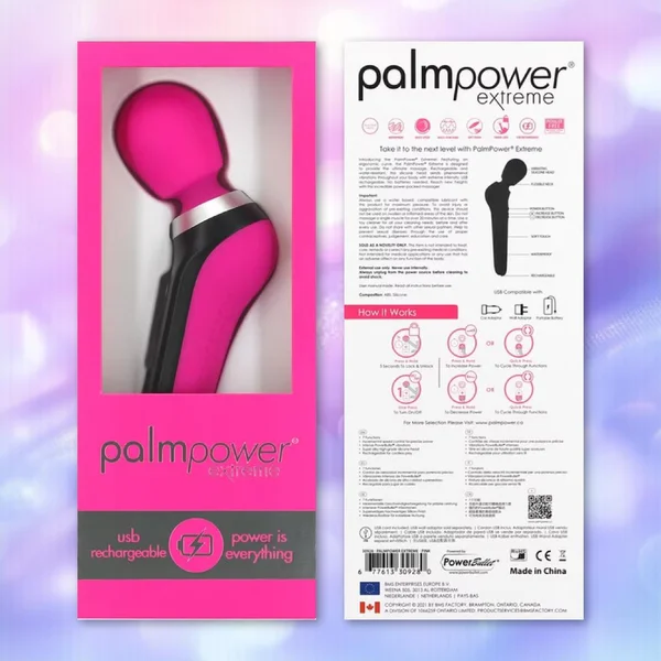 BMS PalmPower Extreme Ultra-Powerful Rechargeable Wand Vibrator — image 20 of 20