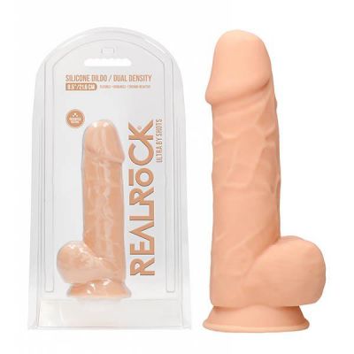 RealRock Ultra 8 5 Silicone Dildo With Balls