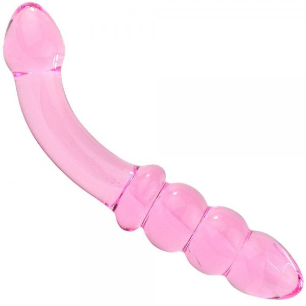 Dual Ended Glass G-Spot Massager - Two Types Of Sensations!