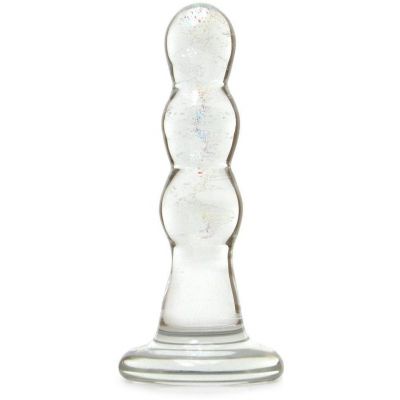 Glas Triple Play Beaded Butt Plug