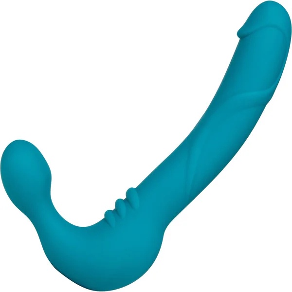 Blush Temptasia Luna Strapless Silicone Dildo with Bullet Vibrator — image 13 of 16