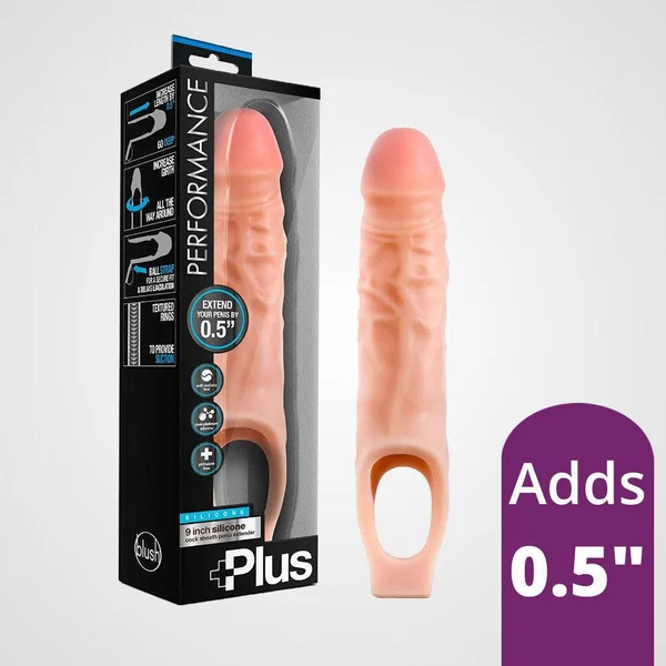 Blush Performance Plus 9 Inch Silicone Penis Extender — image 7 of 8