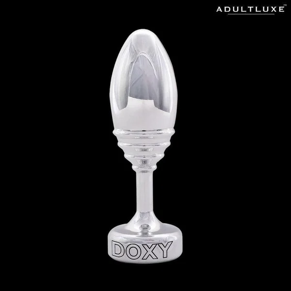Doxy Ribbed Aluminum Butt Plug — image 16 of 16