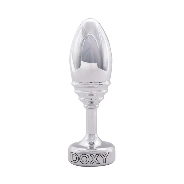 Doxy Ribbed Aluminum Butt Plug — image 10 of 16