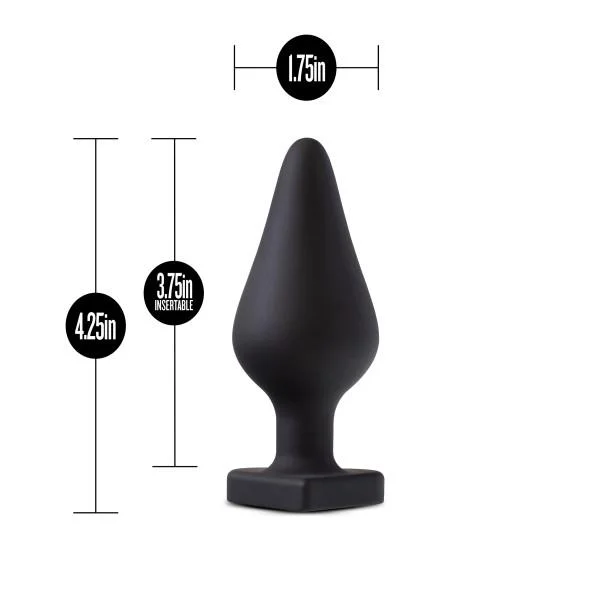 Blush Temptasia Fuck Me Silicone Heart Butt Plug — image 23 of 25