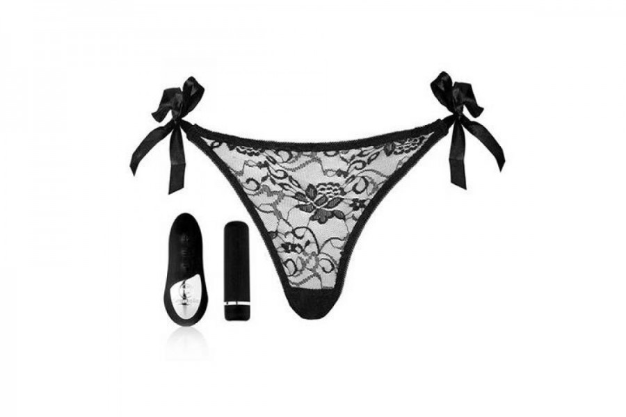 NU Sensuelle Rechargeable Pleasure Lace-Up Panty Vibrator