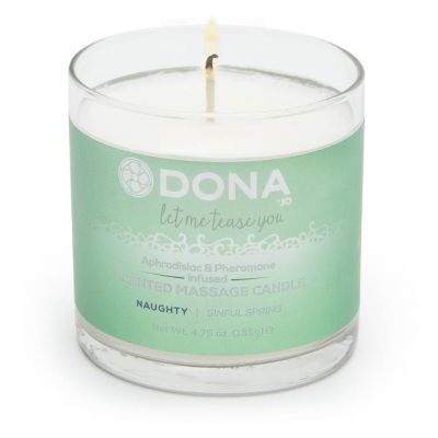 DONA Naughty Sinful Spring Pheromone Massage Candle 135g