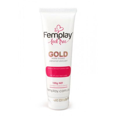Femplay Gold Water Based Lubricant 100g