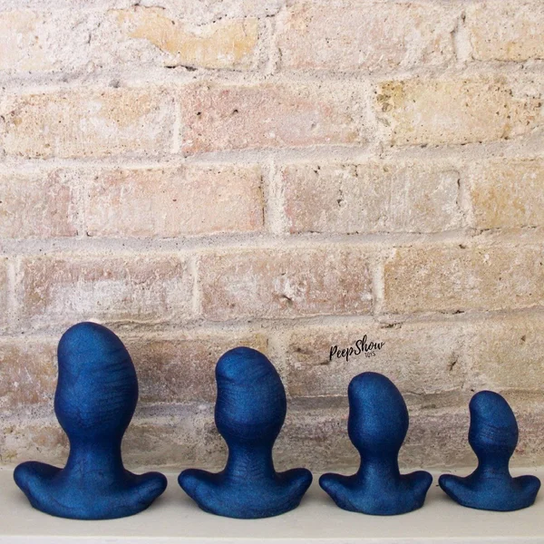 Oxballs Ergo Soft Blueballs Silicone Butt Plug, 5 Sizes — image 9 of 25