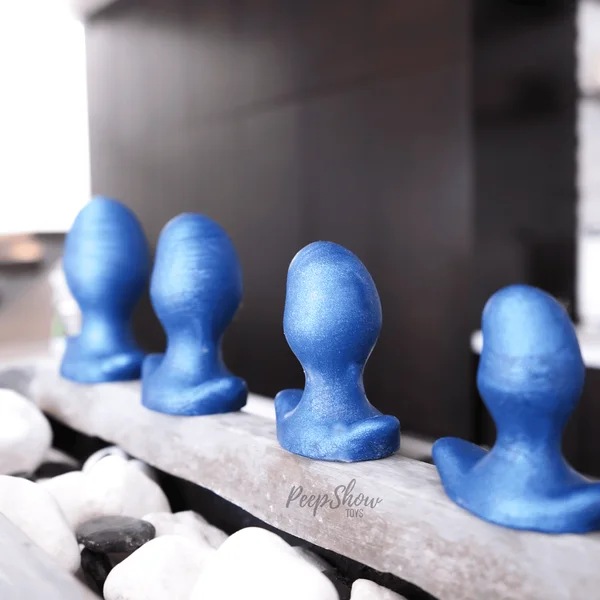 Oxballs Ergo Soft Blueballs Silicone Butt Plug, 5 Sizes — image 11 of 25