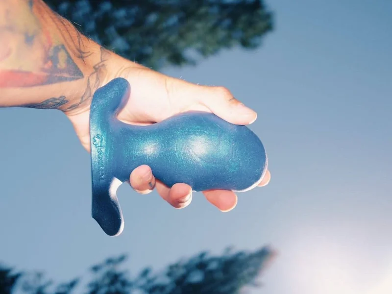 Oxballs Ergo Soft Blueballs Silicone Butt Plug, 5 Sizes — image 20 of 25