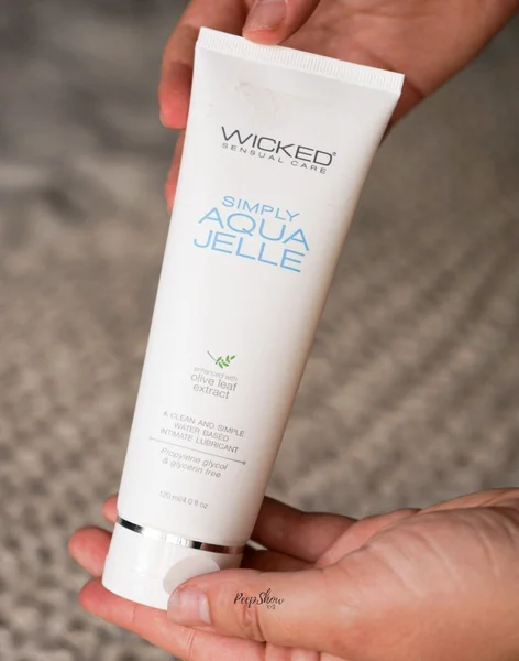 Wicked Simply Aqua Jelle Thick Water-Based Lubricant with Aloe — image 8 of 16