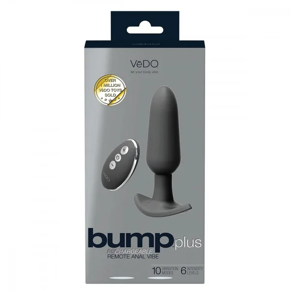 VeDO Bump Plus Vibrating Butt Plug with Remote Control — image 23 of 25