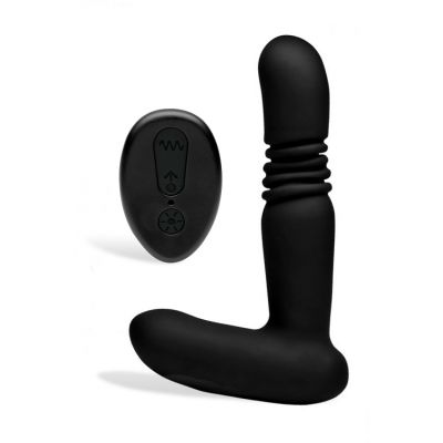 Under Control 5 Thrusting Silicone Butt Plug with Remote