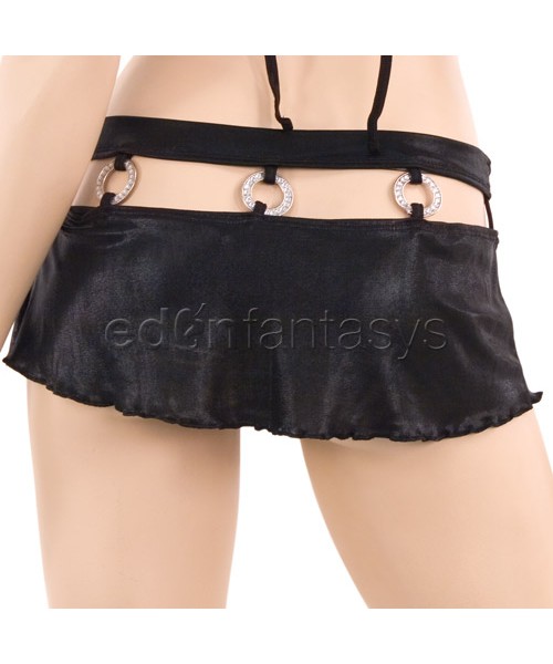 Black skirt set