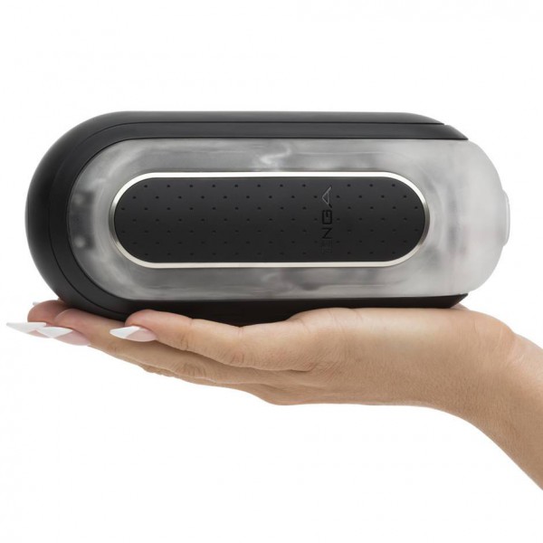 TENGA Zero Flip Hole Black Rechargeable Vibrating Male Masturbator