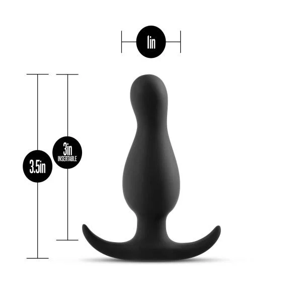 Blush Anal Adventures Platinum Curve Plug — image 8 of 14