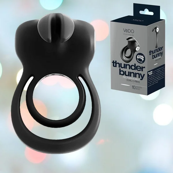 VeDO Thunder Bunny Vibrating Double Cock Ring — image 15 of 16