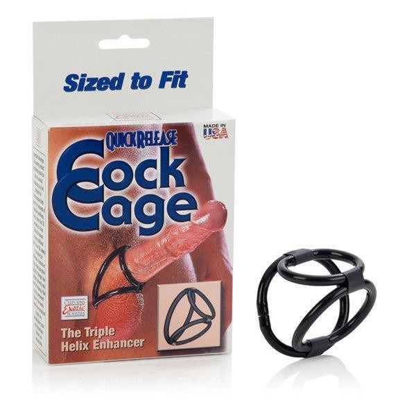Quick release cock cage