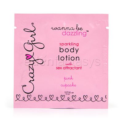 Crazy girl sparkling body lotion
