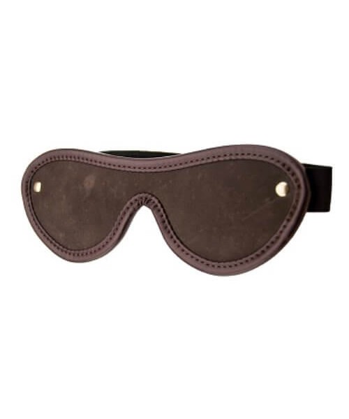 BOUND Nubuck Leather Blindfold