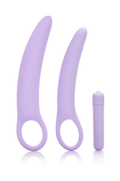 California Exotic 2 Pce Vibrating Silicone Dilator Set