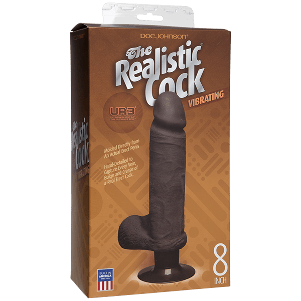Doc Johnson Realistic 8 Inch Vibrating Cock