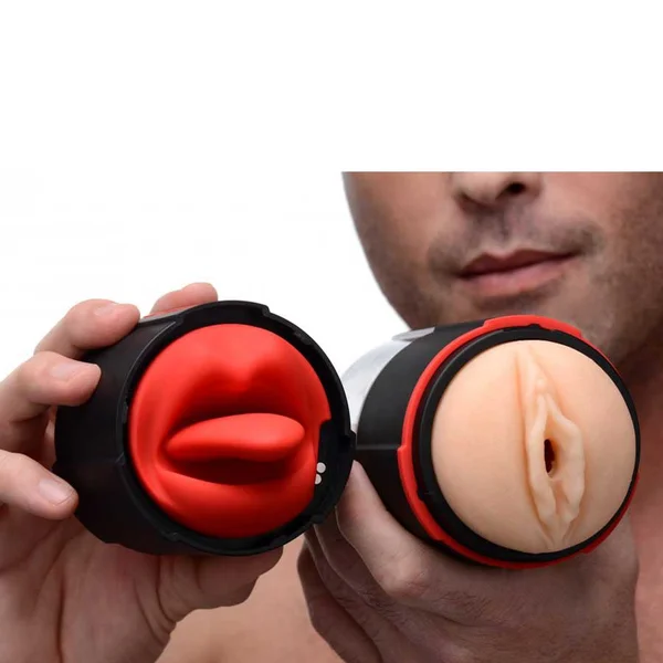 Flicking Tongue Oral Sex Masturbator & Multispeed Vibrator by LoveBotz — image 7 of 9