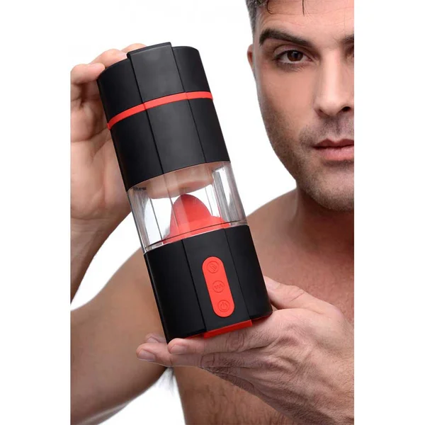 Flicking Tongue Oral Sex Masturbator & Multispeed Vibrator by LoveBotz — image 8 of 9
