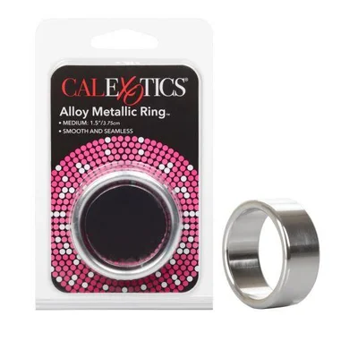 Aluminum Alloy Metallic Wide Cock Ring by Cal Exotics Medium Large XL