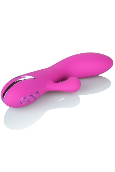 California Exotic 7.9" Silicone Rabbit Vibrator with Clitoral Suction