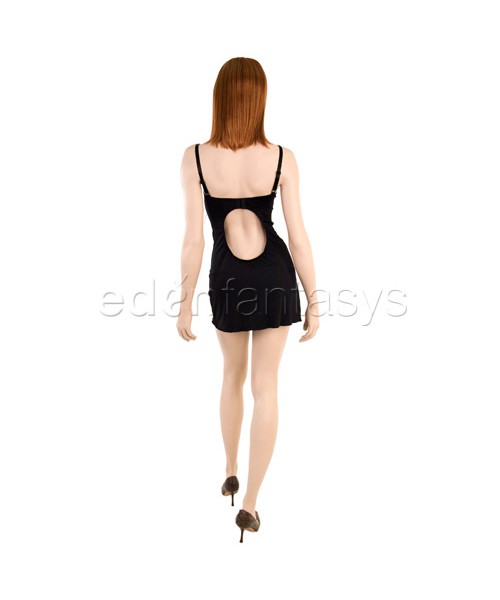 Ecstasy embroidered satin nightdress set