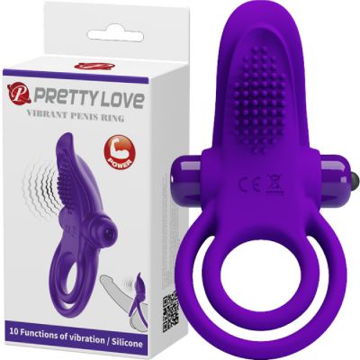 Vibrant Penis Ring Purple