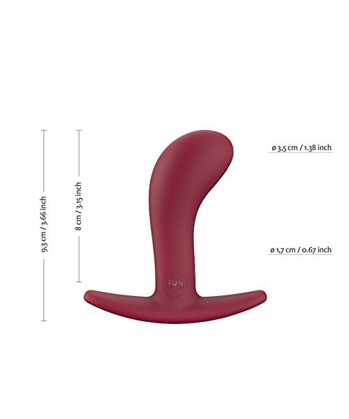 Fun Factory Bootie Plug - Medium Bordeaux