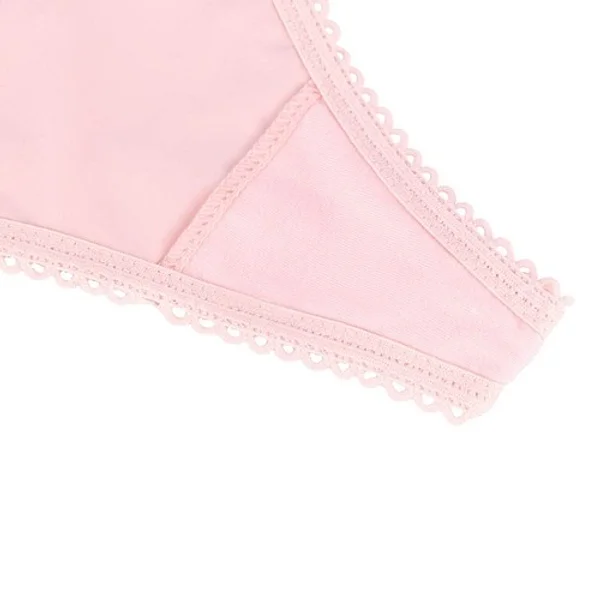 Blush lace-up thong — image 12 of 18