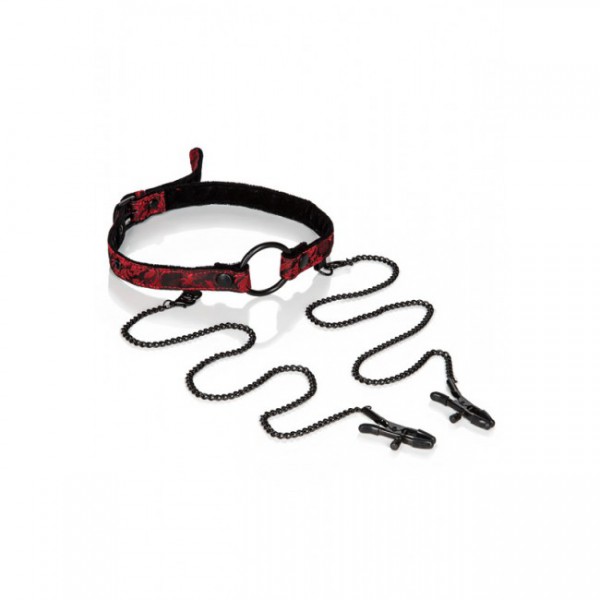 Scandal Open Mouth Gag With Clamps