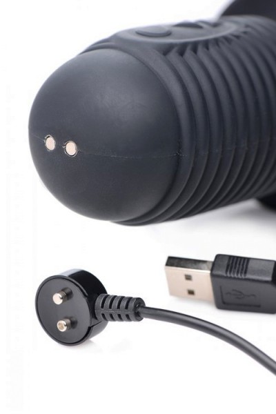 Master Series Realistic 10.75" Vibrating Silicone Thruster