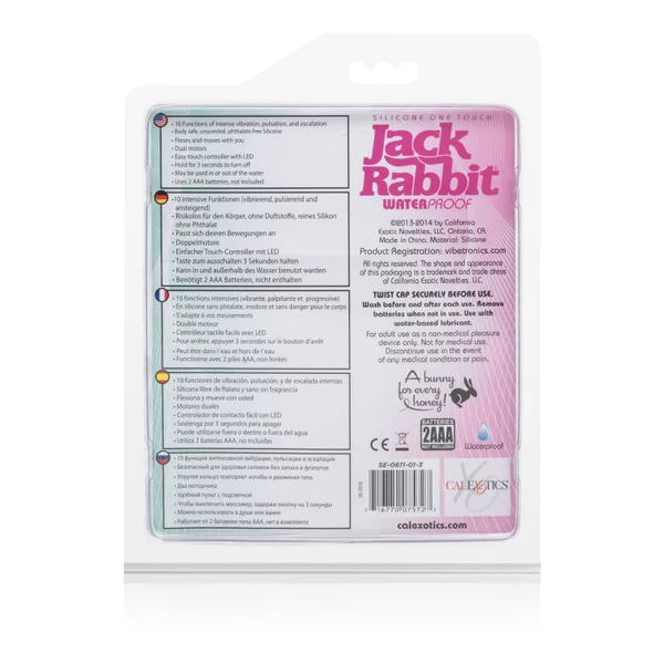 Silicone Jack Rabbit One Touch Pink — image 19 of 23