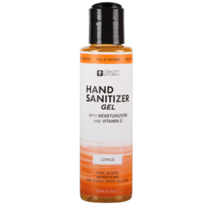 Sensuva Concepts Naturals Hand Sanitizer Gel Citrus 4 2oz