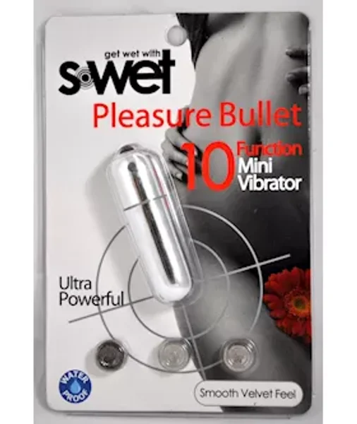 NU Sensuelle S-Wet Pleasure Bullet Silver — image 3 of 3